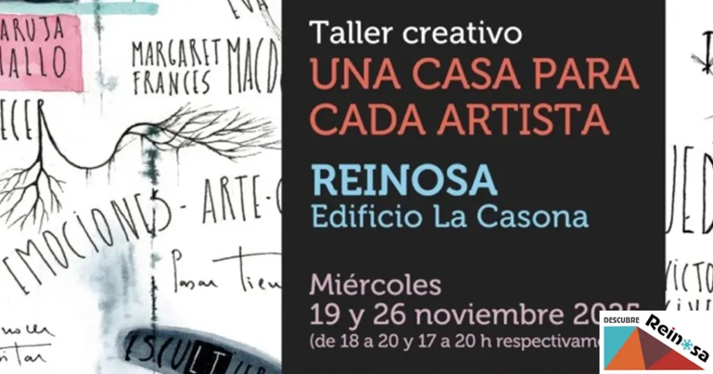 Noticias Reinosa Cultura Expandida traerá a Reinosa el taller creativo sobre arte “Una casa para cada artista”